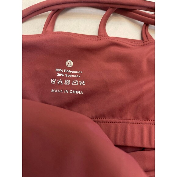 THE GYM PEOPLE Cross Back Sports Bra Size XL New With Tag - Picture 8 of 8